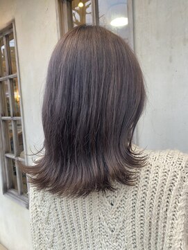 エイミーバイアフロート(amie by afloat) ワンレン×グレージュ