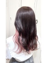 コレット 大宮(collet)&nbsp;インナーカラー/ピンク　appri大宮　矢島