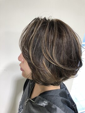 アズール 草加(azule) フェイスハイライト 白髪ぼかし