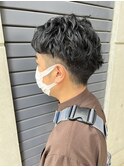 くせ毛を活かしたカット、メンズショート