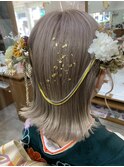 成人式　ヘアセット