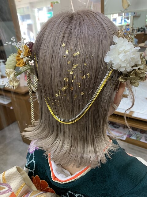 成人式　ヘアセット