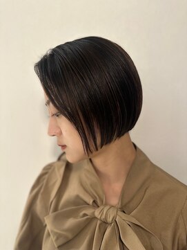 アース 三軒茶屋店(HAIR&MAKE EARTH) 三軒茶屋_レディース_ショート_ナチュラル_ブラウン_小顔_ボブ