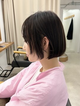 ハット(HUT) 【顔周りにスッキリ☆パッツンボブ】