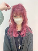 ロングウルフ×クリアピンク