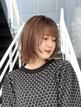 シオ ヘアー デザイン(Sio. hair design) 顔まわりのレイヤーボブ