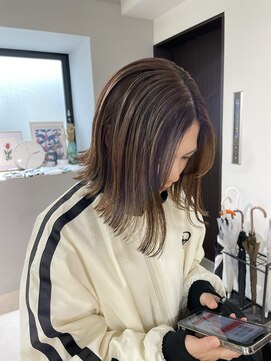 ニコフクオカヘアーメイク(NIKO Fukuoka Hair Make) 【NIKO】コントラストハイライト/白髪ぼかし/透明感カラー/天神