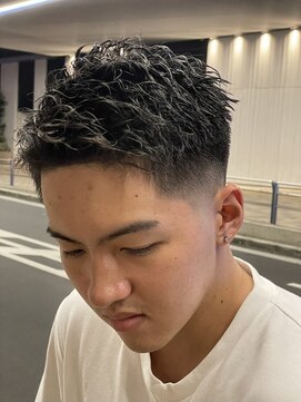 ヒロギンザ 大阪本店(HIRO GINZA) かきあげスパイキーショート×ツイスパ