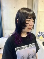 メゾン ノエラ(Maison Noella)&nbsp;【谷口】デザインカラーとウルフカット