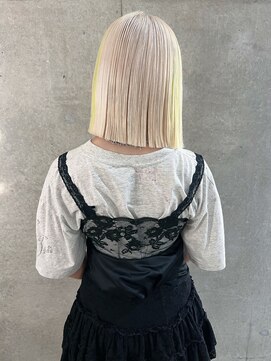 ペレ 梅田(PELE) 黒髪/ボブルフ/ネビージュ/小顔/ワンレン/梅田/髪質改善/前髪