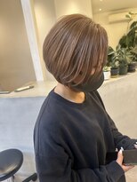 フェーディン(fa/din)&nbsp;ミルキーベージュ×ショートボブ