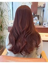 マーリャヘアー(mallia hair)&nbsp;レイヤースタイルレイヤーカットロングレイヤー小顔スタイル
