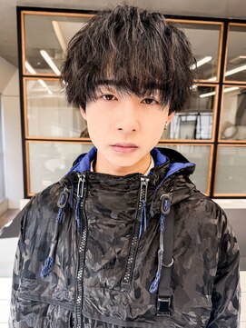 ソア 渋谷(soar) "縦落ちツイストスパイラルパーマメンズパーマ波巻きツイスパ "