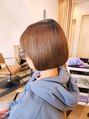 カルムドットヘアー 宜野湾(calm.hair)&nbsp;ボブ/髪質改善/ミルクティーグレージュ/ケアブリーチ/乾かすだけ