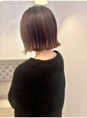 ボブ/ミディアム/ミニボブ/ショート/切りっぱなし新潟長岡宮関