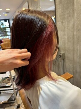 ヘア ルーナ バイ アプリーレ(hair lune by Aprire) 透明感×立体感大人可愛い☆スカーレットインナーカラー