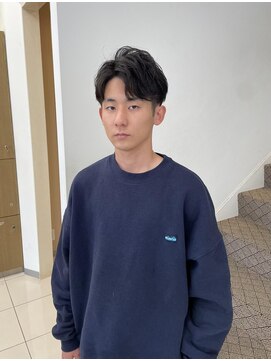 オリジン サロン(THE ORIGIN'S SALON) ツーブロックアップバングショートニュアンスパーマ