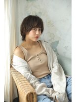 プティパ 水戸内原店(petit-pas)&nbsp;ショートウルフ/センシュアルショー ト/小顔ショート/前髪