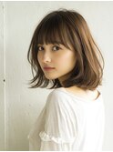 いやすさ抜群！大人可愛い内巻きボブ