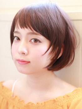 エメ(aimer)の写真/【星置駅徒歩1分/駐車場有】《カット+カラー+超高濃度アミノ酸カラー》季節のスタイルチェンジはaimerへ♪