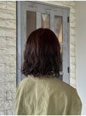 ウェーブボブスタイル