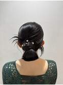 結婚式参列ヘア