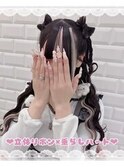 立体リボンハーフツイン×垂らしハート＊まゆ