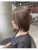 リーオオサカ(Lee Osaka)&nbsp;【Lee大阪店】レイヤー ボブ×ハイライトカラー/新出