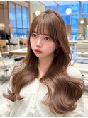 韓国スタイル/ナチュラルくびれへア_くびれ巻き_レイヤーカット