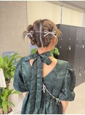 ツインヘアセット