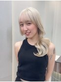 ◯ オリーブグレー/韓国/レイヤーカット/髪質改善/縮毛矯正/札幌