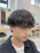 フィフスパーク(fifth PARK)&nbsp;渋谷ゆる波巻きスパイラルシャドウルーズパーマ2wayビジネスヘア