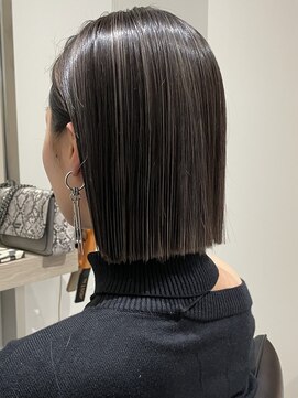 ヨロ 上野(YOLO) ハイライトカラーミルクティーベージュケアブリーチダブルカラー