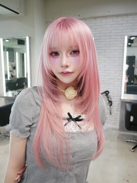 シェノン 表参道(CHAINON) 表参道/着物ヘア/ダークアッシュ/ミディアムレイヤーカット/渋谷