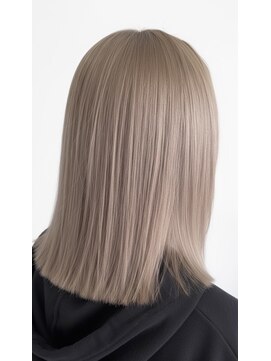 アヴニール アックス(Avenir axe) ピンクベージュ/ロブ/髪質改善/白髪ぼかしハイライト