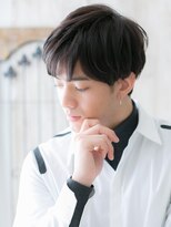 モッズヘアー メン 戸田公園店(mod's hair men)&nbsp;ダークブラウンフェザーショート就活スーツマッシュh戸田公園