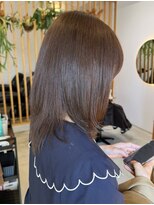 カヴェリ(kaveri)&nbsp;アッシュベージュで結んでも可愛く