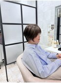 白髪ぼかし脱白髪染め/脱白髪染めハイライト/透明感