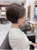丸みショートボブ/20代30代40代50代60代