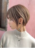 丸みショートボブ/レイヤー/20代30代40代50代/顔周りカット