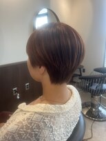 ネオ(NEO) オレンジブラウン×大人丸みショート