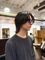ヒップスリンク(Hip's Lnk)&nbsp;ウルフヘア/メンズ/ウルフカット/スパイラルパーマ/波巻き