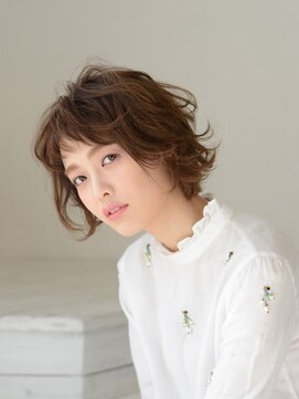 アース コアフュールボーテ 長野稲田店(EARTH coiffure beaute) 軽やかランダムカールボブ♪