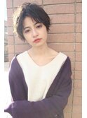 『GARDEN』パールグレージュ+スイングショート♪