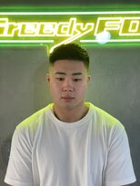 グリーディーフォックス 代々木(Greedy FOX) かき上げヘア/サイドパート/韓国マッシュ/フェードカット/代々木