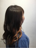 エイム ヘア デザイン 町田店(eim hair design) オレンジインナーカラー