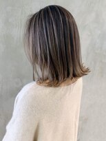 アイティーバイアルバム 下北沢店(IT by ALBUM)&nbsp;ボブハイライト_アースカラーくびれヘアツートンカラー_ba271741