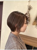 【ショート】×【艶髪カラー】