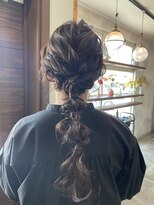 ビスクヘアデザイン(bisq hair design)&nbsp;hair arrange - 編みおろし -