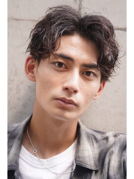 ラヴィズム 名駅店(LUVISM) ツイストスパイラルパーマメンズパーマ波巻きパーマツーブロック